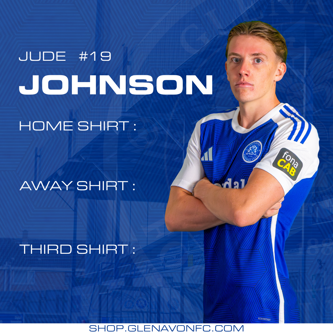 Jude Johnson #19 - Shirt Sponsorship