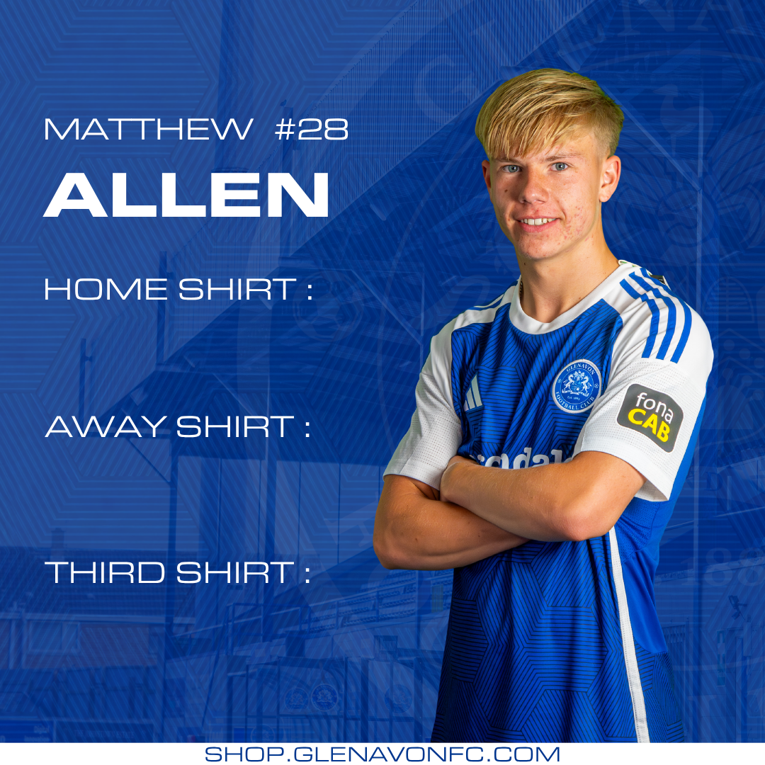 Matthew Allen #28 - Shirt Sponsorship