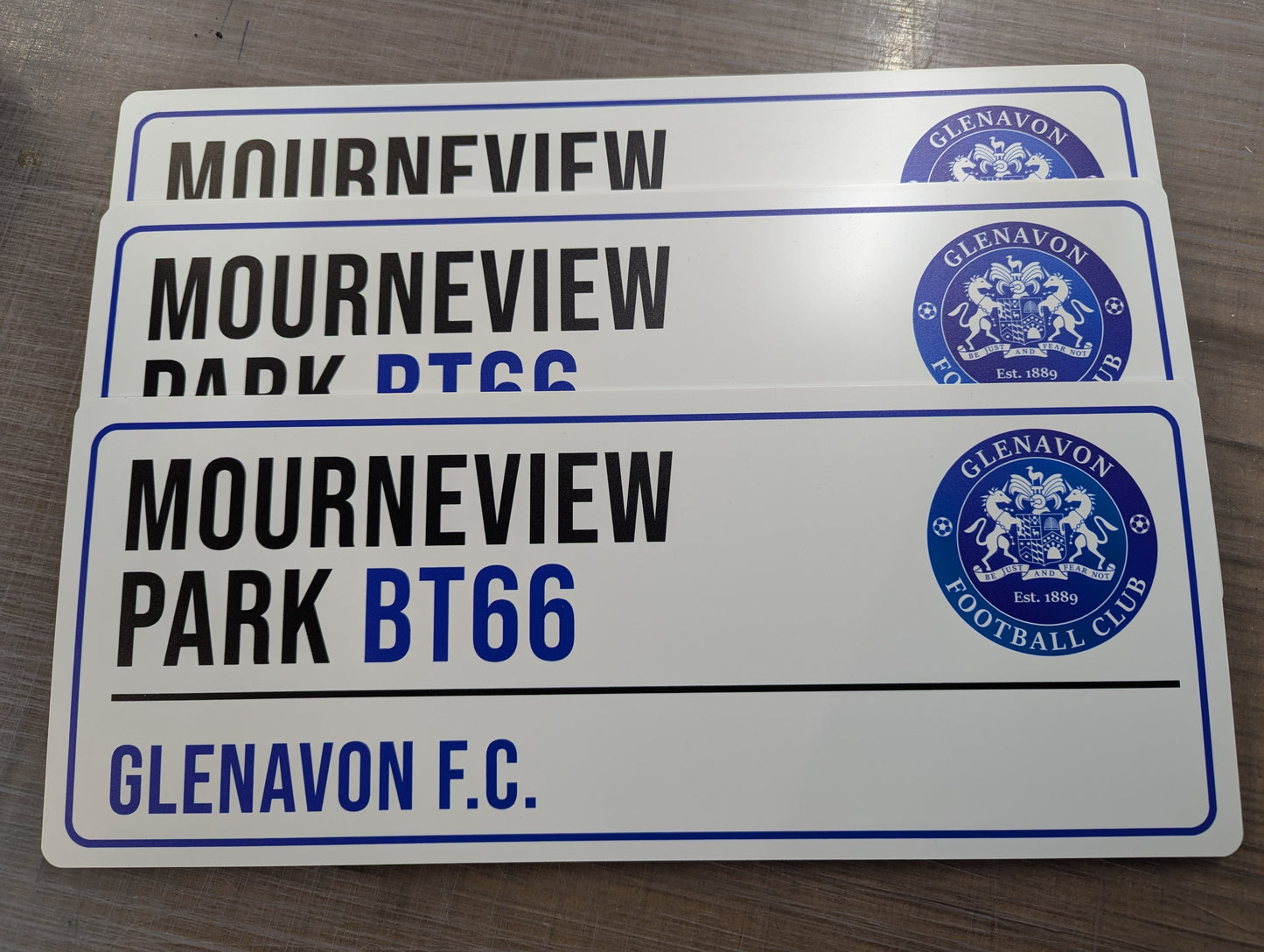 MVP Postcode Sign