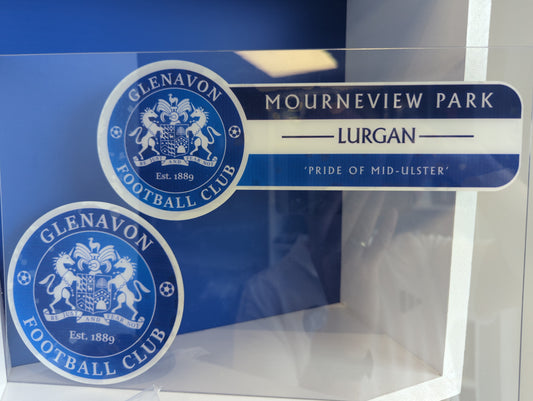 Glenavon F.C. Car Sticker
